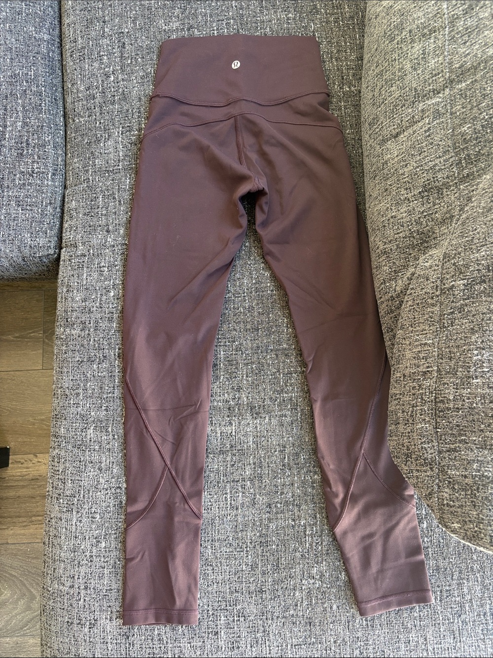 Lululemon In Movement Tight 25” Everlux in Black Satin Size 2 - Picture 2 of 4